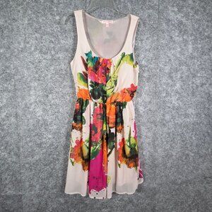 Margo & Sebastion Women's Sleeveless Mini Dress Floral Size S Floral